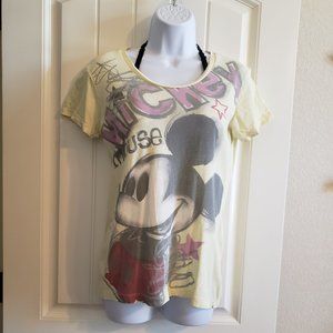 Mickey Mouse Yellow Tee